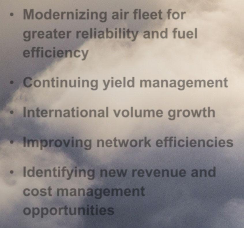 air fleet for greater reliability and fuel efficiency Continuing