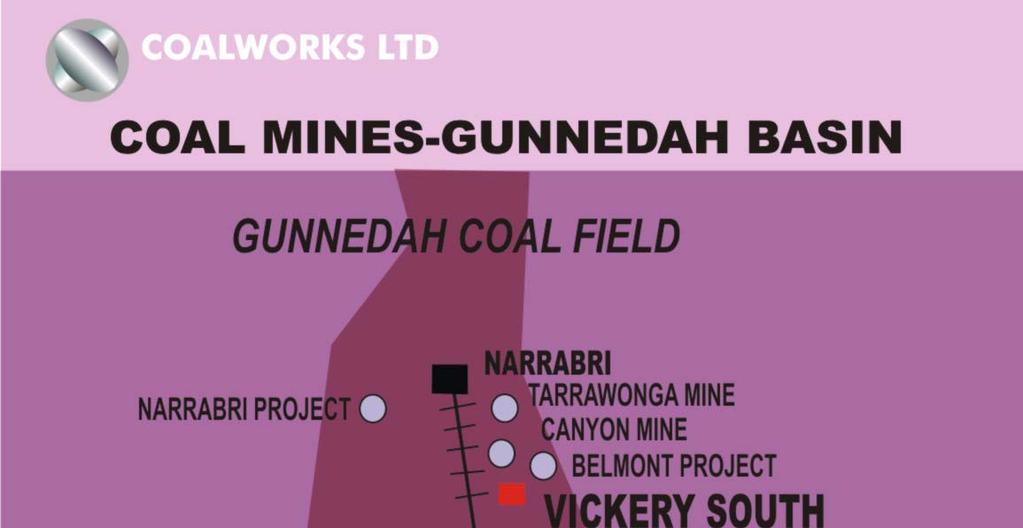 VICKERY SOUTH COAL PROJECT Vickery South EL in coal-rich Gunnedah