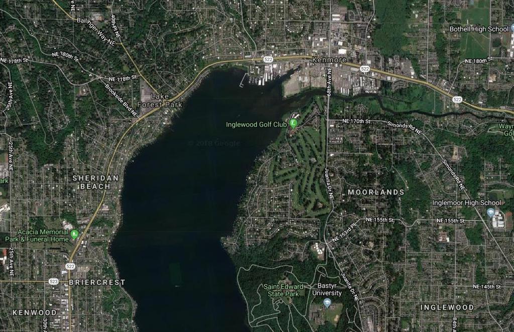 Locations along SR 305 from the Bainbridge Island Ferry Terminal to the City of Poulsbo, SWR-4 Locations