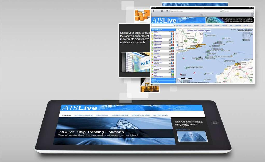 AISLive Premium on your ipad & Tablet AISLive Premium (Full version) is