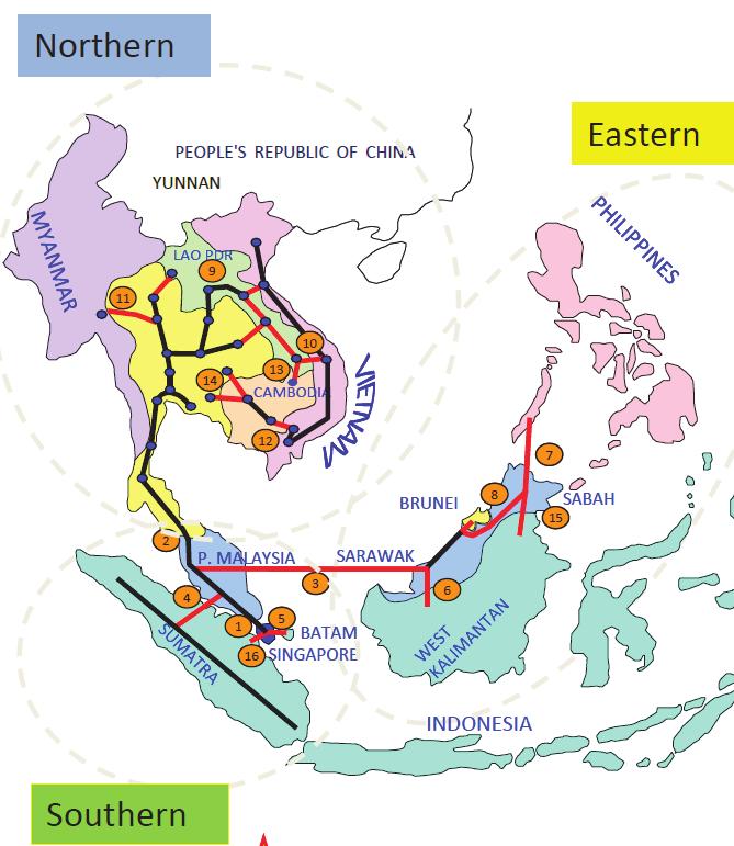 Energy Market Integration Plan is Slower than Expected ASEAN Power Grid Trans ASEAN Gas Pipeline source: HAPUA source: ASCOPE HP Energy market integration is proposed in 1997 as parts of ASEAN