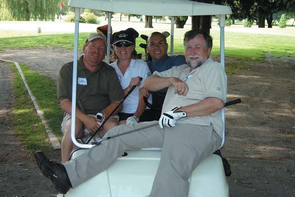 - Marc Théberge earlier this month, the chapter hosted approximately 100 golfers for a day of golf and camaraderie.