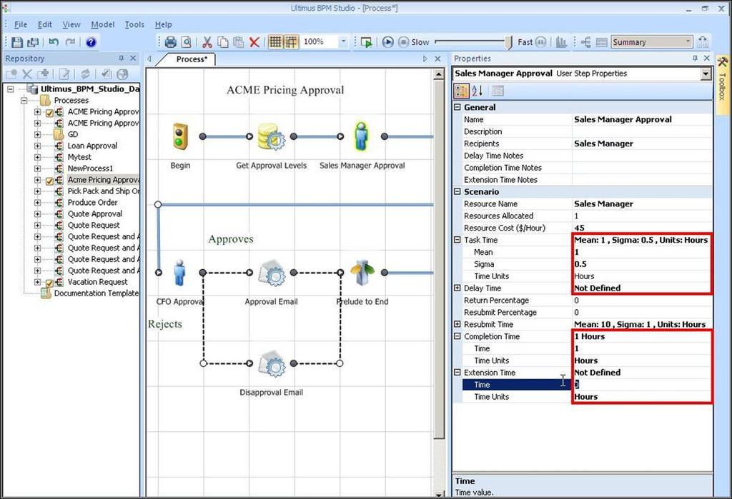 Ultimus BPM Studio Ultimus BPM Studio is a collaborative Integrated Development Environment (IDE) used to design, model, develop, simulate, and test every business process.