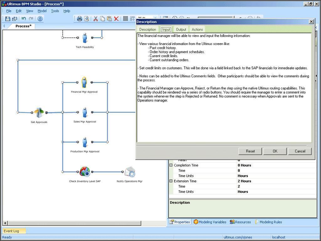 Ultimus Process Designer is available both as a stand-alone application and as an integrated part of Ultimus BPM Studio.
