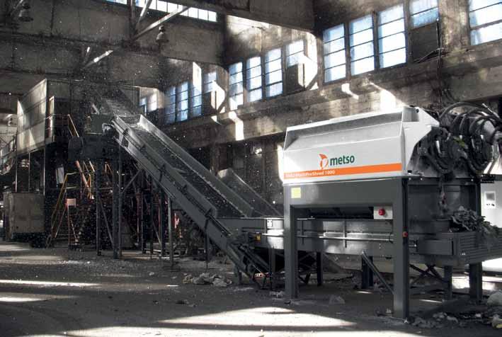 Metso Recycling the waste shredder expert The M&J Eta PreShred stationary pre-shredders Metso Recycling specializes in the design and manufacture of heavy-duty shredding equipment for waste and