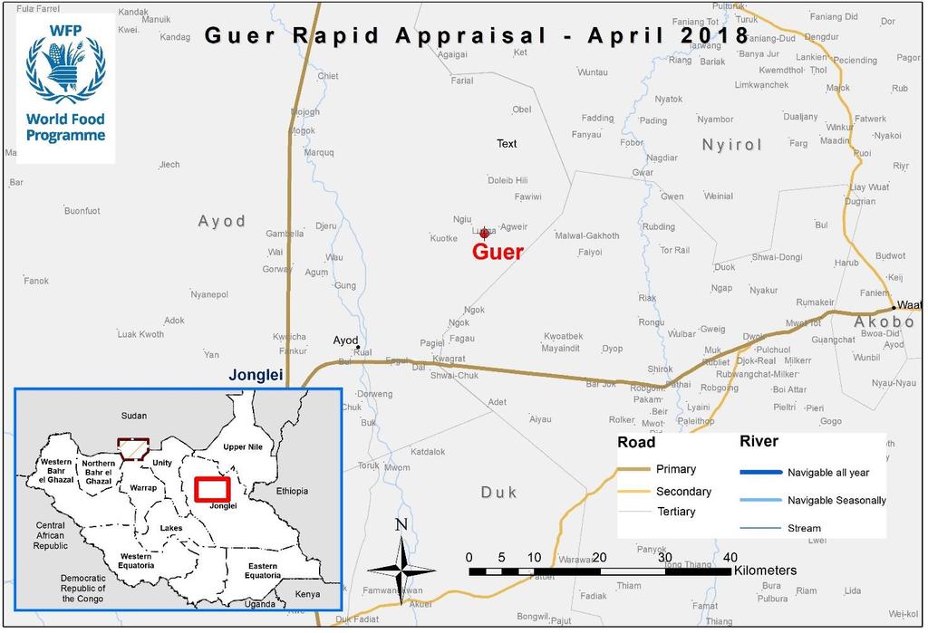 Situation Overview The inhabitants of Guer and the surrounding villages are agro-pastoralists, who rely on rain-fed agriculture.