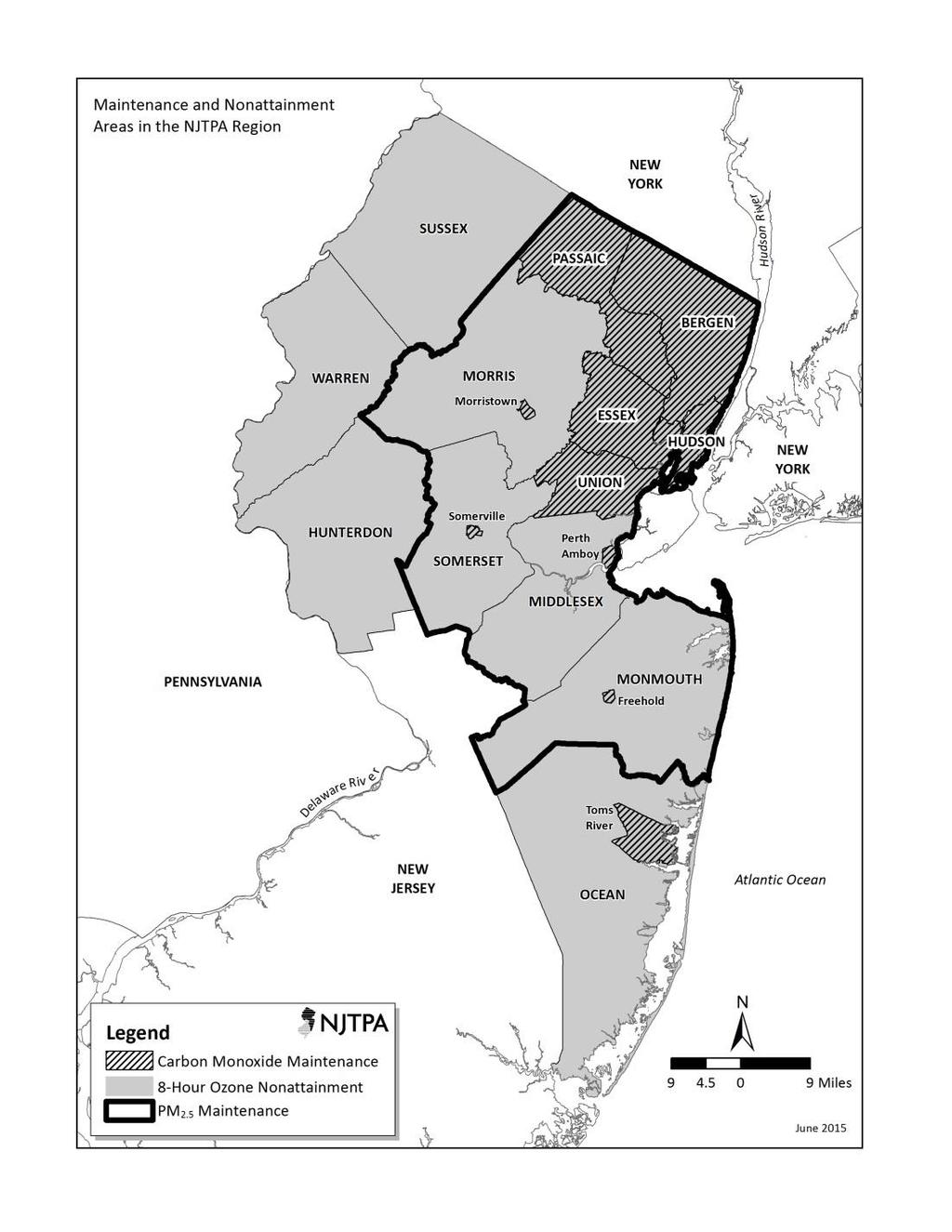 Executive Summary The NJTPA has determined that the Regional Transportation Plan ( Plan 2040 ) and the FY 2016-2019 Transportation Improvement Program for northern New Jersey conform to the State