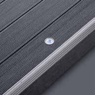 clamp l More than twice as fast to install as hardwood decking l No visible fixings 2 To continue the assembly of the
