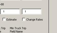 Golias M, and Boile M. 8 FIGURE 4. Change QRFM Rates Option The user is given the option of estimating the average, maximum, and/or minimum truck trips per facility (fig. 5). Figure 5.