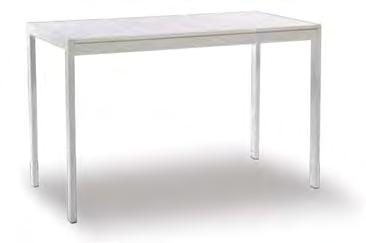 Work Table White Laminate, White 48"L 24"D 30"H PEDESTALS &