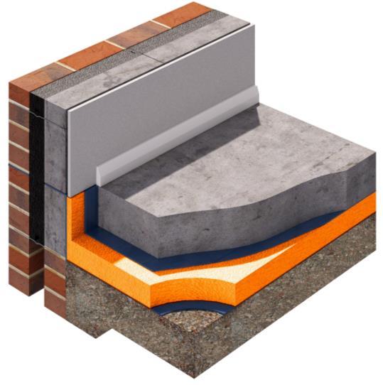 Basement Board High Performance (HP) 70 and 100 Floor and Wall Insulation - Basements Basement Board HP is a closed cell expanded polystyrene (EPS) insulation board which makes it suitable for use