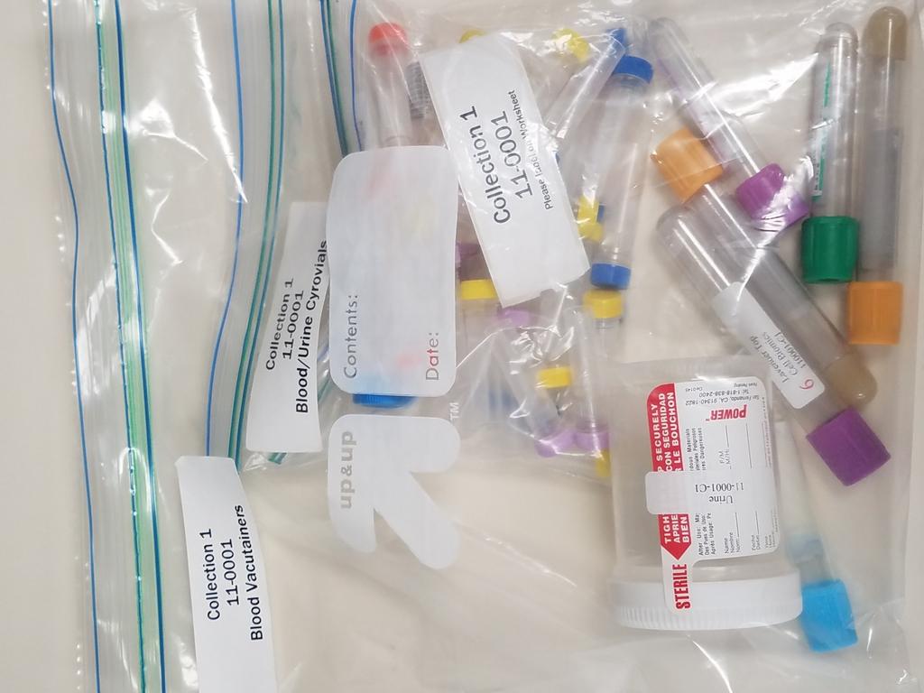 Collection 1 Kit: Includes 1 bag of aliquot