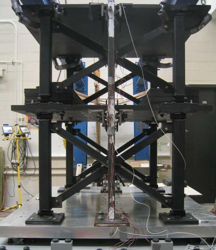 Torsional Bracing Figure 4. 9: Photograph of Leaner Frame End View 4.3 
