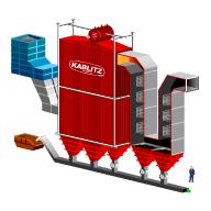 Characteristics: Characteristics of membrane wall boilers: - up to 150 t/h live