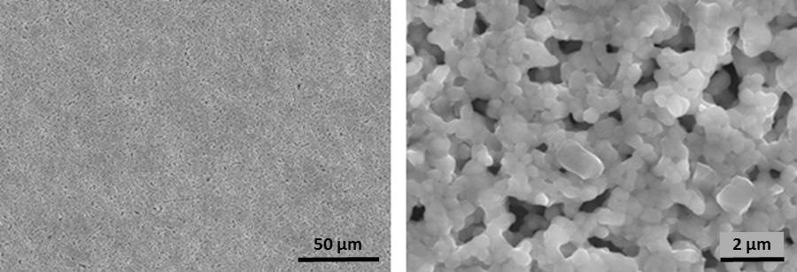 Results and Discussion The microstructure of the LNC coating is shown in top-down (Figure 1) and cross-section (Figure 2) SEM images.