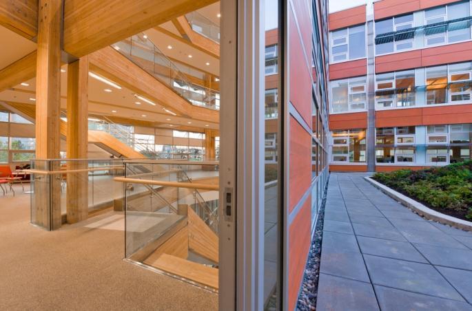 CIRS: Accelerate the Adoption of Sustainable Building Practices The CIRS building was designed as a living laboratory able to change over time, adapting to evolving space requirements and adopting