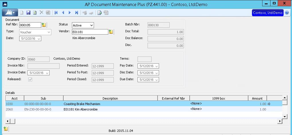 AP and AR Document Maintenance Plus Simplifies the process of entering, viewing and editing