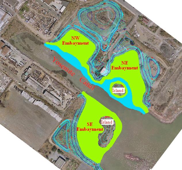 The modeling study was conducted to assist in the evaluation and design of this wetland restoration project.