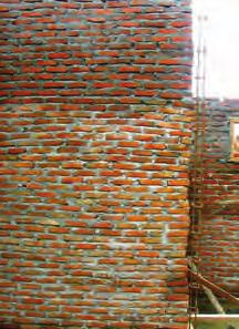 Construction NO anchors were used Bricks must laid level and with Design width of column Brick joints are not Edge of brickwork Bricks must laid level and with This wall shows many defects How can I