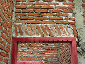 Construction Load of the wall above Bricks can distribute load better when laid like this Center line Bricks are OK on this side This is how a brick lintel could be built How can I do it better?