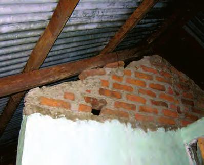 Wood Construction This wire is not enough to fix the rafter to the wall The rafter must be supported on entire length of the wall Well supported rafters improve the stability of the roof How can I do