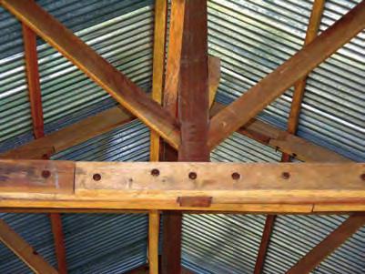 Wood Construction Purlin King Post Connection of king post and tie beam with bolts only Connect rafter sections with bolts only Connect tie beam sections with bolts How connections of wooden truss