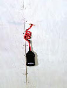 Electricity Cable may rub on sharp edge of ceiling Install a hook to take the weight of the fixture Extend the duct below the ceiling Installation of electrical fixture below the ceiling How can I do