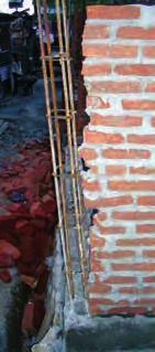 Rebars must be fixed in a vertical position WHY?