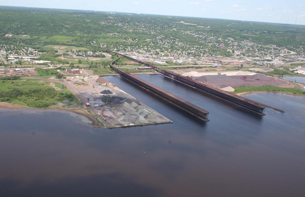 CANADIAN NATIONAL RAILWAY ORE DOCKS Duluth & Two Harbors, Minnesota Performed the underwater inspections, design of repairs and modifications for the Canadian National s three ore docks in Duluth and