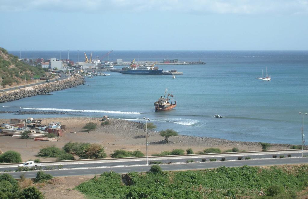PORT OF PRAIA CAPE VERDE REHABILITATION AND EXPANSION PROJECT Republic of Cape Verde Krech Ojard was contracted to perform an underwater survey of approximately 215 meters of a base stabilizing