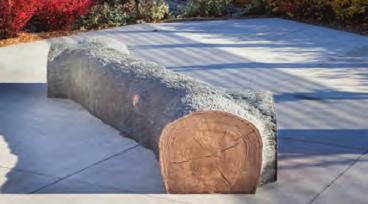 The Fallen Tree bench is ideal for streetscapes,