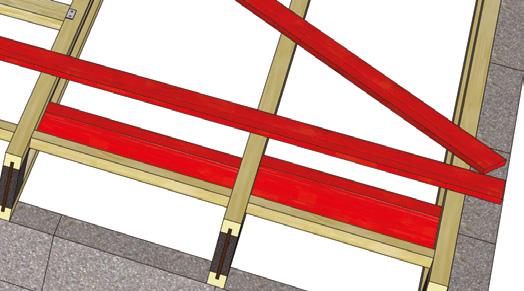 Safety Bracing Details Unbraced joists are unstable! - Do not walk on or apply any materials to the joist area until the floor system is properly braced.