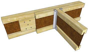 installed with multiple joists Approved hanger designed for use without backer blocks Backer blocks nailed with 10no. 3.