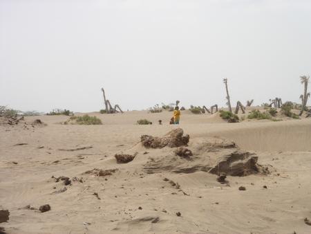 moving sand dunes Pakistan: