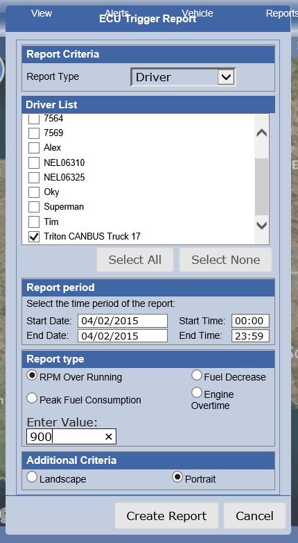 Select the Report type and enter the trigger event value Click on "Create Report" to generate the report EMS Incident Graph Report: With the help of this function, users can generate an incident