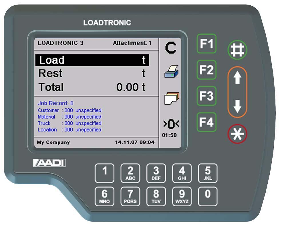 Fairbanks Scales page 8 CHAPTER 2 Operator Display and Menu Figure 2-1 LOADTRONIC 3 Display.