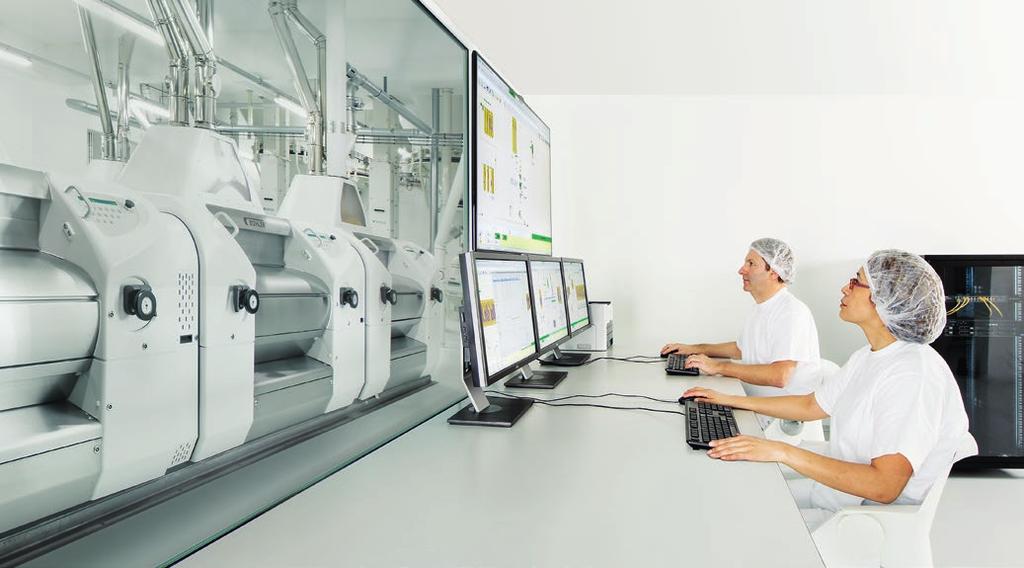 Technologies, automation and process expertise. For maximum control of production processes. Production processes and product quality are always under control with Bühler automation solutions.