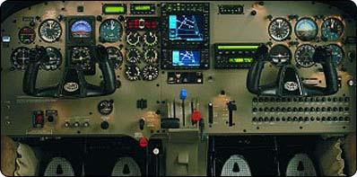 Aircraft Applications Aircraft cockpit showing Polyamide