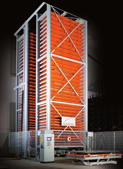 The system is available in single- or double-sided design, where the single-sided tower can be extended to a double-sided tower at a later time.