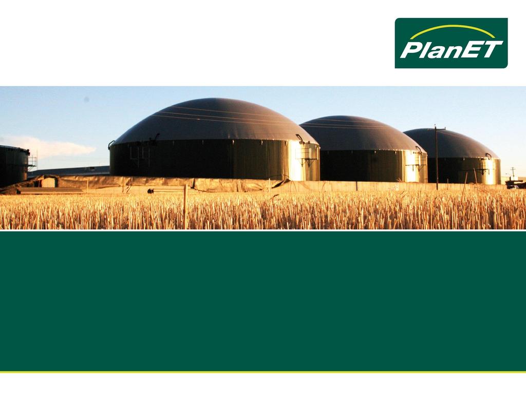 Thank you for your attention! Biogas. The Future = Your Benefit PlanET Biogas Global GmbH Patrick G.
