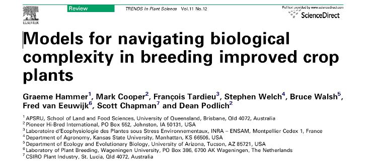 3. Evaluating breeding strategies Simulating breeding programs as landscapes Simulate Genotype x Environment x Trait x Management interactions