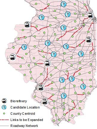 Scenarios of infrastructure planning 1. No transportation infrastructure expansion 2. Scenario 1 + highway expansion: 3.