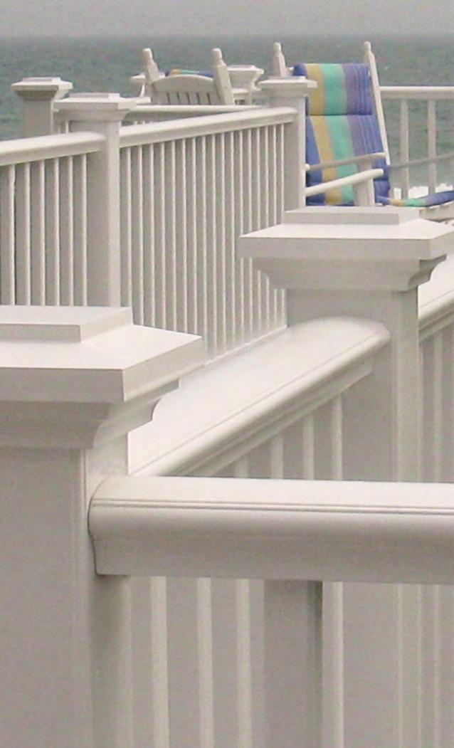 Trademark Reserve Trademark Rail TM and Reserve Rail TM Reserve Railing offers a generous architectural profile that