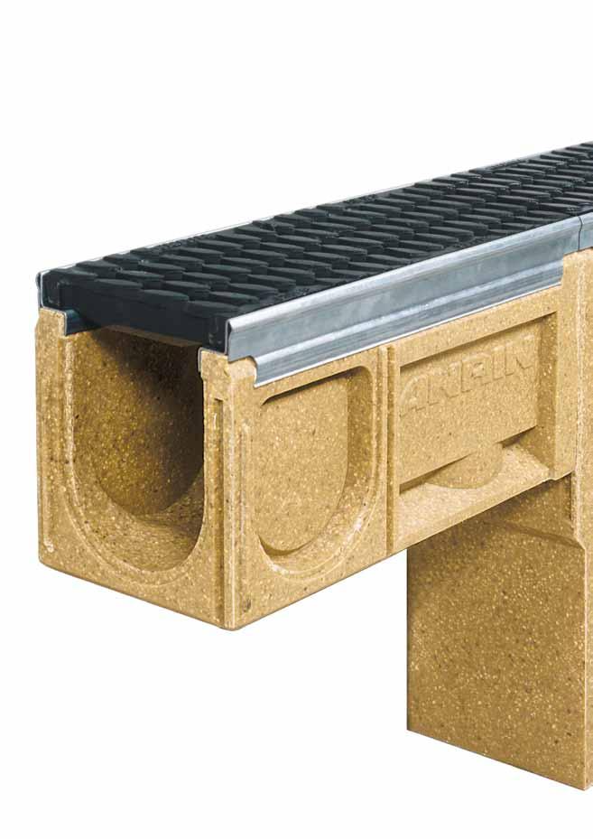 ANRIN Reinforced edge systems ANRIN reinforced edge systems made of resin concrete The material comprised of naturally occurring mineral quartzes and resin is distinguished by its structural and