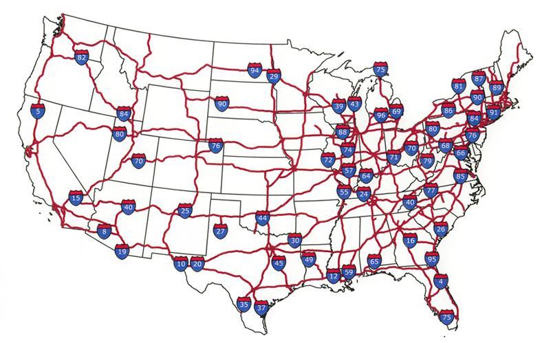 US Interstate Highway