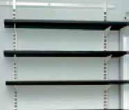 Sovella Advantage Shelving Systems Oval horizontal rail, 660 lbs/40 Name Size inches Order No Oval horizontal rail 96 E816365 Oval