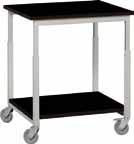 Name Size W x D x H inches Load capacity Order No Ergo Trolley 29.52 x 19.68 x 25.59-35.