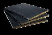 FLAT ROOF BOARD Fire Safety Sound Insulation Thermal Insulation Flat Roof Board is stone wool board which is manufactured either unfaced for both faces or coated with glass tissue reinforced bitumen