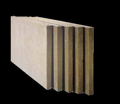 FACADE BOARD Fire Safety Sound Insulation Thermal Insulation İzocam Facade Board is a stone wool board either unfaced or with only one side faced with
