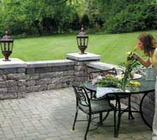 The Latest in Professional Landscaping Solutions Introducing The Courtyard Collection Old Country Courtyard Patio enclosures Entry monuments Seating walls Fountains and planters Mail box and light